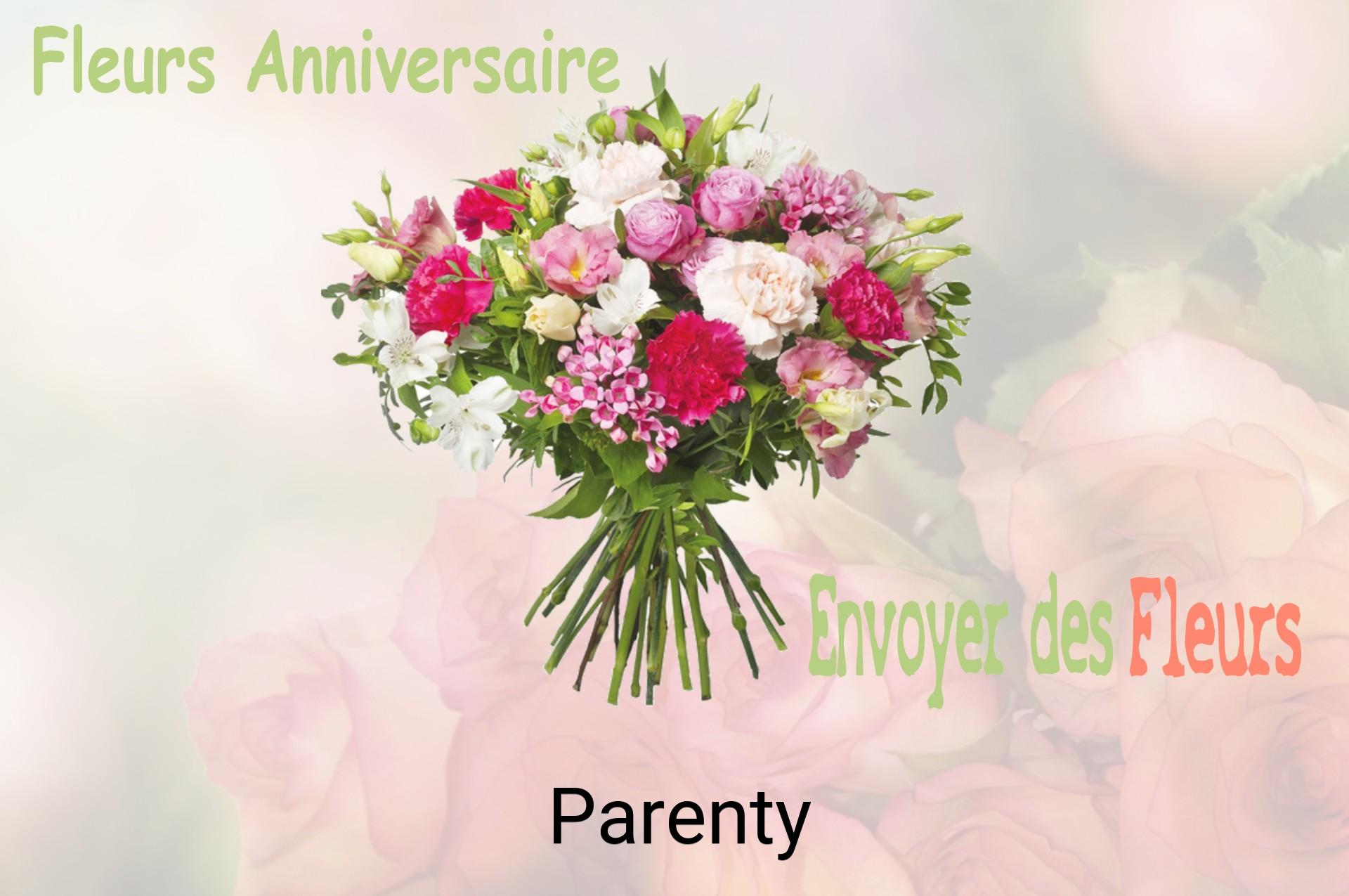 Bouquet de fleurs d’anniversaire livré à Parenty