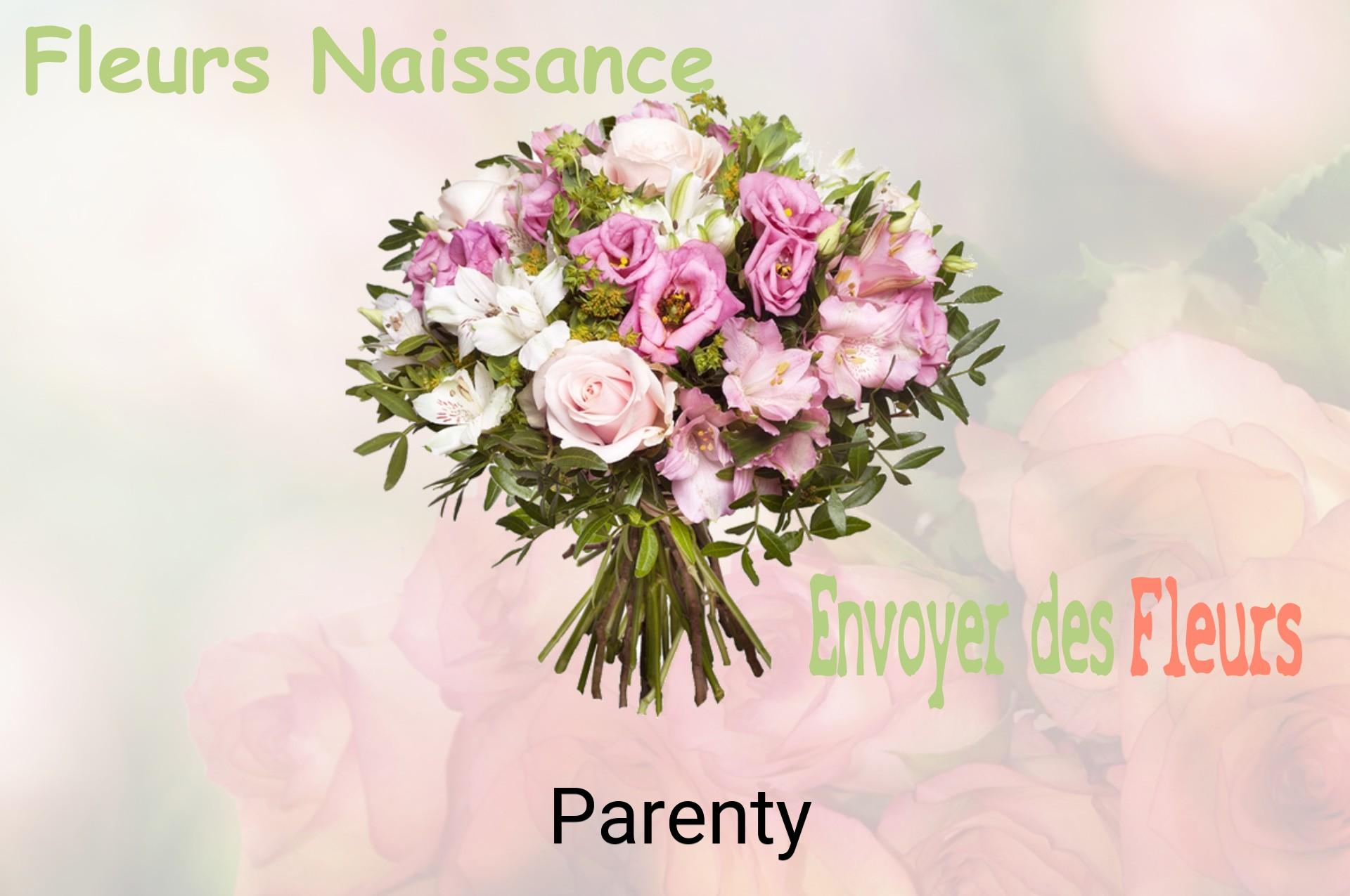 Bouquet de fleurs de naissance livré à Parenty