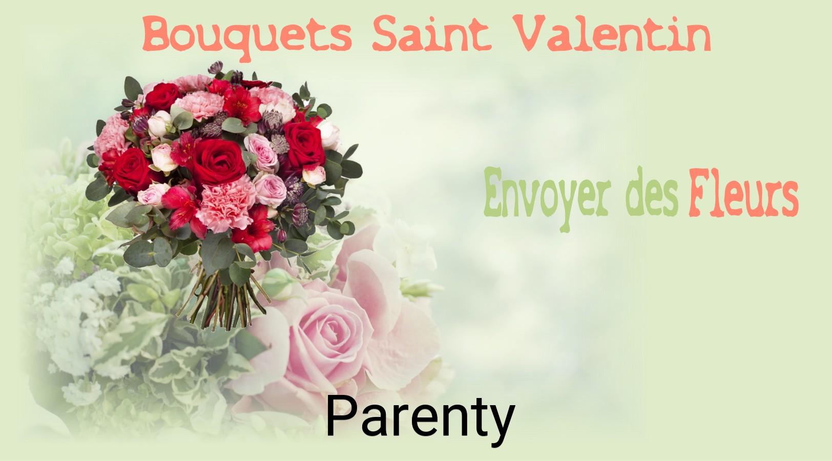 Roses de Saint-Valentin livrées à Parenty